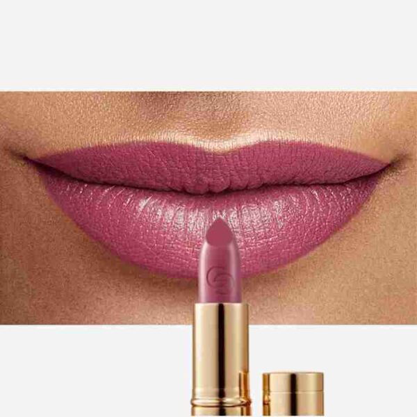 iconic-lipstick-spf-15-giordani-gold-plum-mauve-lipstick-on-lips